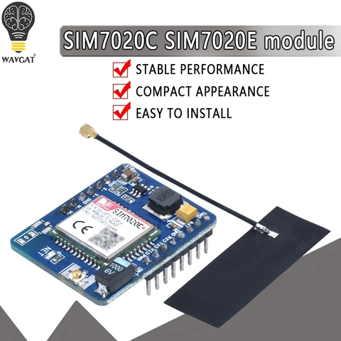 SIM7020 SIM7020E-placa base o chip LCC nuevo y Original Multi-Band B1/B3/B5/B8/B20/B28 LTE NB-IoT M2M módulo compatible SIM800C ► Foto 1/6