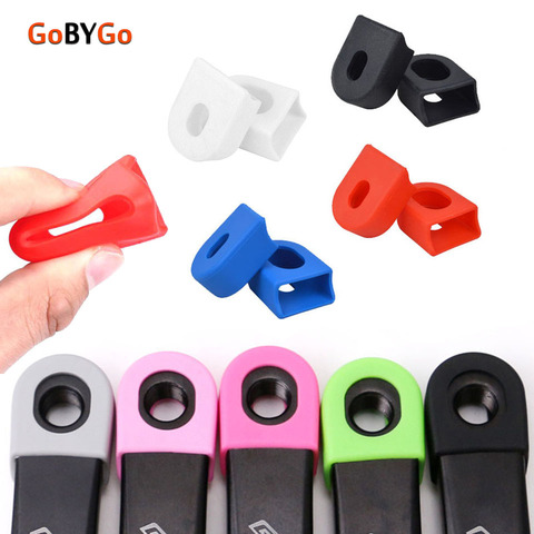 GoByGo-Tapa de manivela para bicicleta, Protector de Gel de sílice, 2 uds. ► Foto 1/6