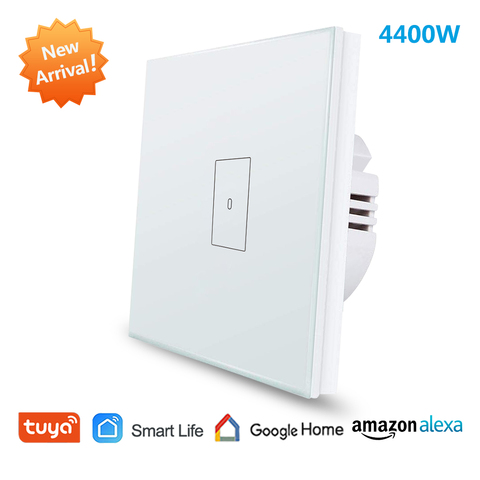 Controlador inteligente wifi de pared para termo eléctrico control por voz, Módulo de control inalámbrico para calentador de agua, 4400W, para Smart Life, Tuya, Alexa y Google Home ► Foto 1/6