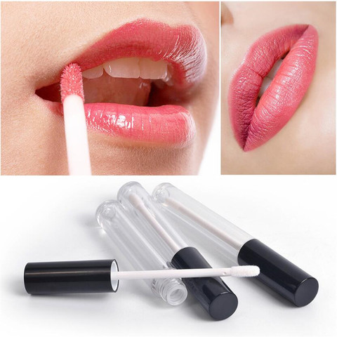 Contenedor de tubos vacíos para brillo de labios, Tubos Bálsamo labial transparente, contenedor de tubos s, botellas recargables para lápiz labial, tubo de brillo de labios, 1 ud. ► Foto 1/5