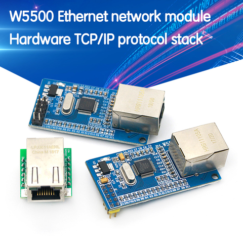 W5500 hardware de módulo de red Ethernet TCP / IP 51 / STM32 microcontrolador Programa sobre W5100 ► Foto 1/5
