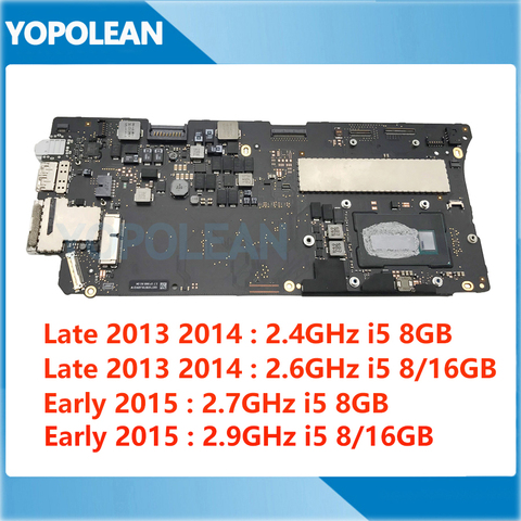 Placa base probada para Macbook Pro Retina, placa lógica A1502 de 13 pulgadas, i5, 8GB, 16GB, 2013, 2014, 2015, 820-3476-A, 820-4924-A ► Foto 1/6