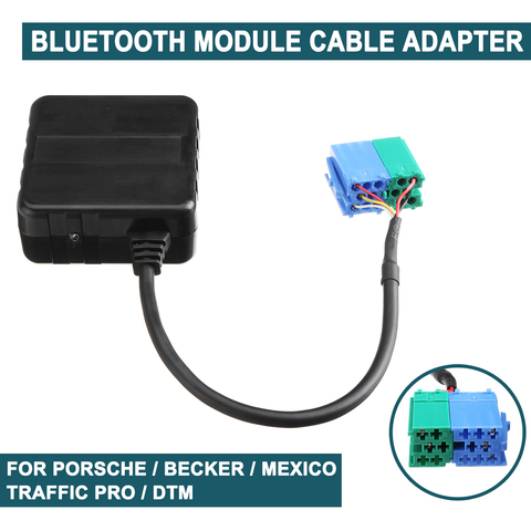 Adaptador de Cable auxiliar para coche Porsche Becker México, módulo de Audio HIFI DTM Pro, bluetooth 5,0, Radio Estéreo ► Foto 1/6