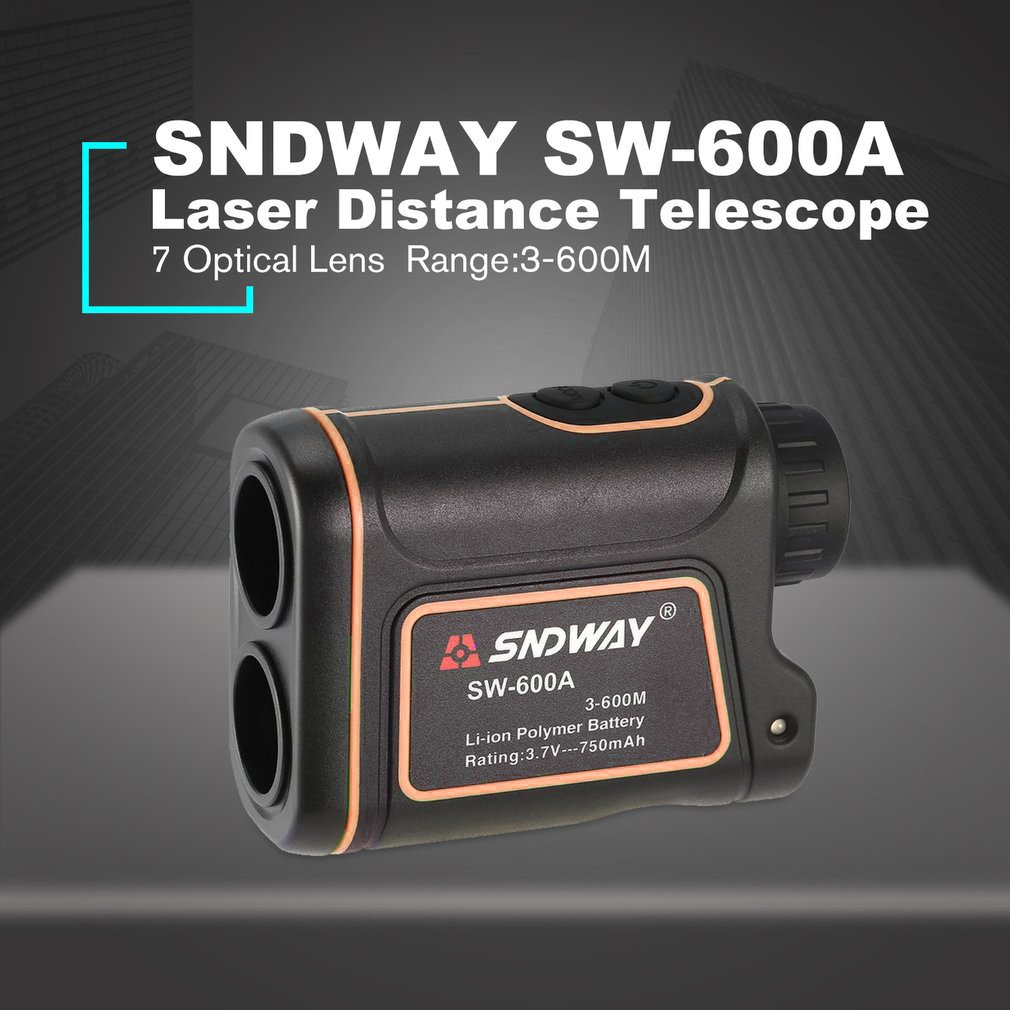 SNDWAY-telémetro láser Monocular, telescopio para caza, deportes