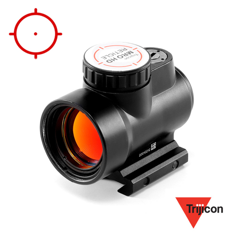 Trijicon-mira réflex de retícula MRO HD, visor táctico de punto rojo con montaje de riel Picatinny Alto y Bajo para caza, 1x ► Foto 1/6