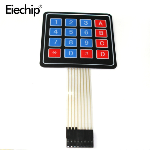 1 unids/lote Smart Electronics 4*4 4x4 matriz teclado 16 teclas interruptor de membrana teclado para arduino DIY Kit de inicio ► Foto 1/4