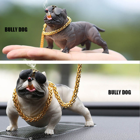 Adorno Para El Salpicadero Del Coche, Muñeco De Perro Bully