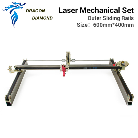 Juego mecánico láser DRAGON DIAMOND, 600x400mm, Kits de carriles deslizantes exteriores, piezas de repuesto DIY para cortador de grabado láser CO2 6040 ► Foto 1/6