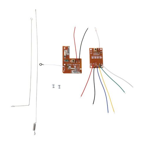 4CH RC Control remoto 27MHz circuito transmisor PCB y receptor tablero con antena sistema de Radio para coche camión juguete 19QF ► Foto 1/5