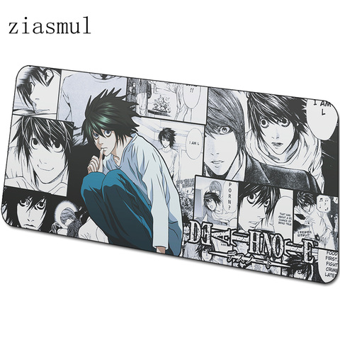 Alfombrillas de Death Note para juegos, alfombrilla grande para el ratón de 900x400x4mm, accesorios para ordenador portátil para jugador, alfombrilla de ratón de anime ► Foto 1/5