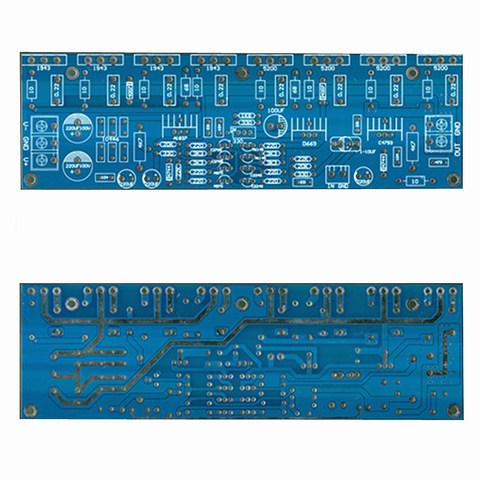 DIY PCB tablero vacío Mono 400W placa amplificadora de potencia 1943 + 5200 de alta potencia trasera amplificador de potencia por etapas placa amplificadora de potencia ► Foto 1/1