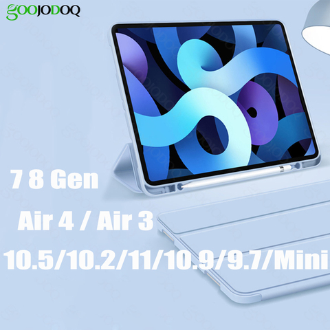 Funda para iPad Air 4 Pro 11 2022 10,2, 7. ª 8. ª generación, Funda para iPad Air 2022 9,7 Air 4 10,9 Mini 5 ► Foto 1/6