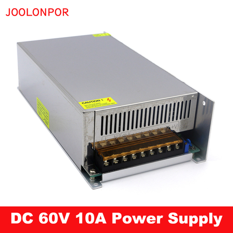 Transformador de iluminación DC 60V 10A 600W, controlador de interruptor de potencia, voltaje constante 60V DC, fuente de alimentación del Motor, hecho en China ► Foto 1/6