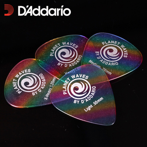 Púas clásicas D'Addario para guitarra de celuloide-Arco Iris, se vende por 1 pieza ► Foto 1/2