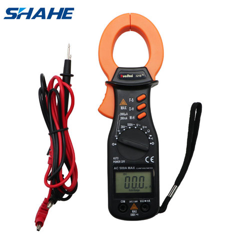SHAHE-multímetro de medidor de pinza Digital VC3218, amperímetro eléctrico de resistencia de rango automático de voltaje de corriente AC DC ► Foto 1/6