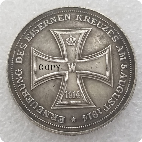 1914 alemán WW2 Copia conmemorativa de la moneda ► Foto 1/2