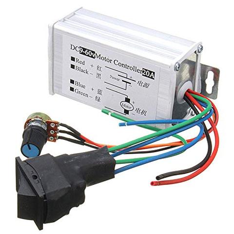 Controlador de velocidad de Motor, dispositivo de arranque suave Reversible, PWM, gran oferta, 24V DC 12V 36V 48V ► Foto 1/5