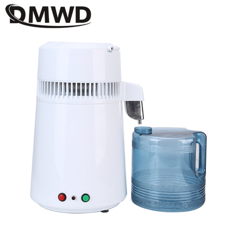 DMWD-Destilador de agua pura, 4L, jarra de plástico, máquina destilada de agua, purificador de agua de acero inoxidable, equipo de destilación Dental US ► Foto 1/5