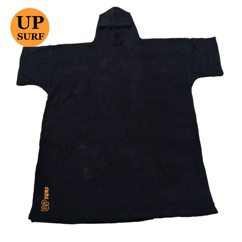 Surf poncho traje de neopreno cambiante Poncho con capucha para nadar, deportes de playa 320GSM terry cloth 100% algodón oversize adulto ► Foto 1/6