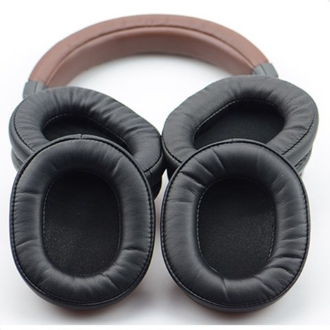 Almohadillas de piel de oveja para auriculares, repuesto de almohadillas para las orejas, accesorios para ATH-MSR7, M50X, M20, M40, M40X, SX1 ► Foto 1/6