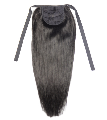 ZZHAIR-extensiones de cabello humano con cola de caballo, 60g, 16 