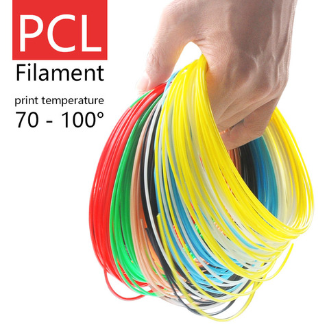 Calidad producto PCL 1,75mm 3d pen filamento 15 colores, sin contaminación, baja temperatura 3d pen plástico, impresora 3d filamento pla abs pcl ► Foto 1/5