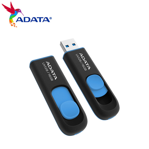 Original Adata UV128 USB 3,2 Gen 1 Pendrive 128GB 64GB 32GB 16GB unidad Flash Memory Stick para computadora ► Foto 1/6