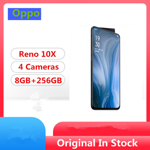 DHL entrega rápida Oppo Reno 10x zoom teléfono celular Snapdragon 855 de 6,6 