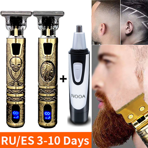 Los hombres de la máquina de afeitar eléctrica la nariz y oído trimmer para hombres Máquina para cortar cabello clipper máquina de afeitar profesional máquina de afeitar para Barba ► Foto 1/6