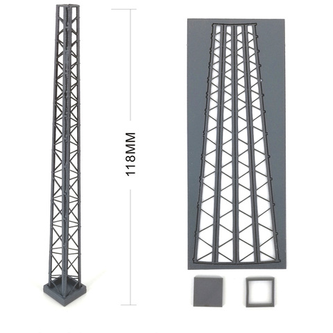 Soportes de montaje para decoración de tren, escala 1:87 HO, accesorios para mesa de arena, 1/5 uds./10 Uds. ► Foto 1/4