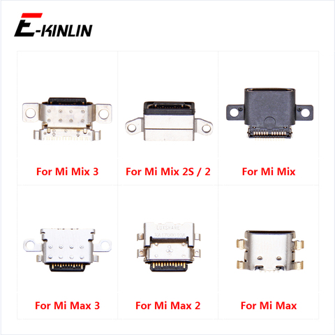 Base de enchufe de carga tipo C, Conector Micro USB para XiaoMi Mi Max Mix 3 2S 2 ► Foto 1/6