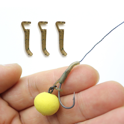 Accesorios de pesca de carpa, manguitos de gancho, alineación de línea d-rig Ready, rig de pelo, aparejo de Terminal, conectar Boilies Pop-Up, 20 Uds. ► Foto 1/6