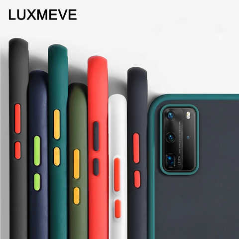 Funda armadura a prueba de golpes para móvil, funda mate para Samsung S20 S10 S9 S8 Plus A50 A51 A70 A71 A10 A20 A30 A31 A21s A50s A70s Note 10 Plus 8 9 ► Foto 1/6