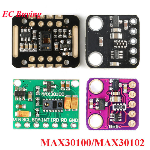 Sensor de oxígeno en sangre MAX30100 MAX30102, módulo de Sensor de ritmo cardíaco STM32, frecuencia cardíaca, IIC I2C, detección de oxígeno en sangre para Arduino ► Foto 1/6