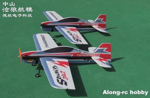 Avión de juguete EPP RC 3D, modelo de avión de 1000mm de envergadura, Sbach-342 Sbach342 Thunderbolt F3D, juego de avión ► Foto 1/6