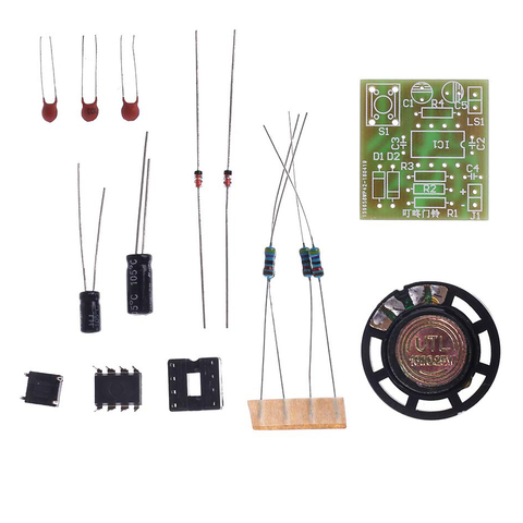 Módulo de timbre de puerta, juego de montaje electrónico de Kit DIY electrónico, DC 4,0-7,0 V ► Foto 1/6