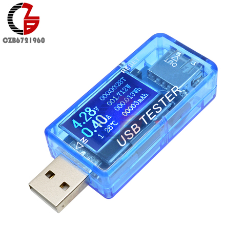 Probador USB 8 en 1 QC2.0 QC3.0, voltímetro Digital, amperímetro, vatímetro, indicador de capacidad de batería de energía de corriente de voltaje, 5V, 12V ► Foto 1/6