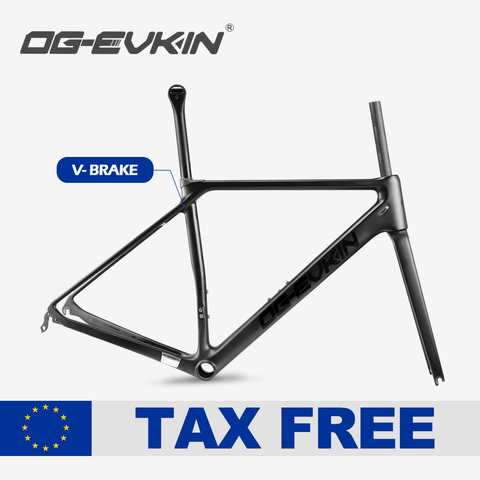 OG-EVKIN CF-025 de carretera de carbono Marco V-de freno de bicicleta Super luz BB86 700C x 25C Di2 y mecánica cuadros de bicicleta de marcos de carreras ► Foto 1/6