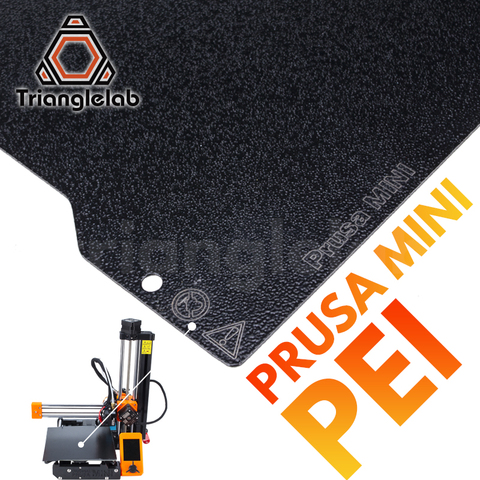 Trianglelab-impresora 3D 192X186(186X186MM)Prusa MINI texturizada de doble cara, hoja de acero PEI recubierta de polvo, placa de construcción PEI ► Foto 1/3
