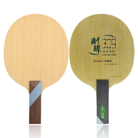 Sword Chopping 309-Pala de defensa para raqueta de Ping Pong, raqueta de juguete de madera pura de ataque ► Foto 1/5