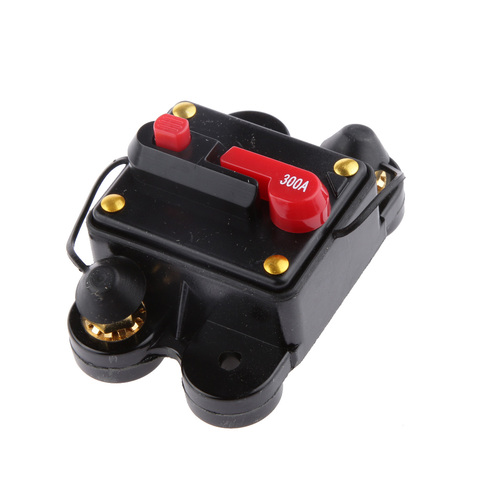 DC 12 V/24 V coche cargador de batería interruptor de circuito en línea con interruptores de reinicio Manual automóvil 300A ► Foto 1/5