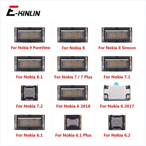 Auricular receptor superior frente oreja altavoz de piezas de reparación para Nokia 9 PureView 8 Sirocco 8,1 7 7,2, 7,1 6 2022 2017 de 6,2 más de 6,1 ► Foto 1/6