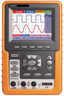 Osciloscopio de almacenamiento Digital portátil Owon HDS1021M HDS de llegada rápida 20 MHz 1 canal 100 MS/s multímetro ► Foto 1/4