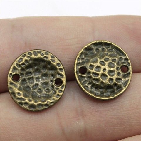 WYSIWYG-colgantes ondulados de agua de tamaño pequeño, 5 uds., 16x15mm, fabricación de joyas, colgantes de ondas de agua de bronce antiguo ► Foto 1/1