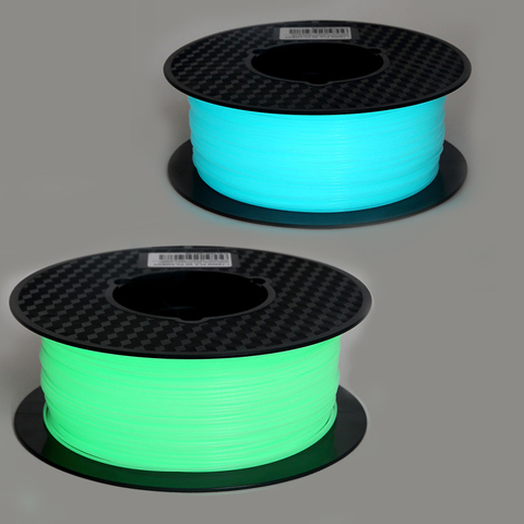 Filamento brillante para impresora 3D, Material luminoso de sublimación para impresión 3d, brilla en la oscuridad, 1,75mm, 1kg/500g/250g, verde/azul ► Foto 1/6