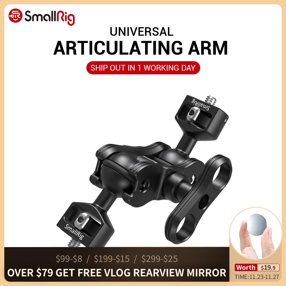 SmallRig-brazo articulado de liberación rápida con doble cabeza de bola, tornillo de 1/4 pulgadas, ajustable, ligero, adecuado para soporte de Monitor 2070 ► Foto 1/6