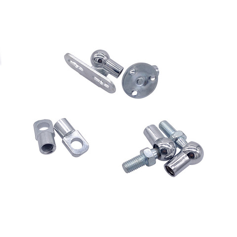 Conector de Resorte de gas M8, accesorios de acero, soporte de gas, cabezal fijo de varilla de soporte, 1 par ► Foto 1/5