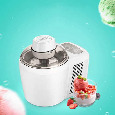 Minimáquina de helados automática para el hogar, fruta DIY de refrigeración, congeladores para helado ► Foto 1/6