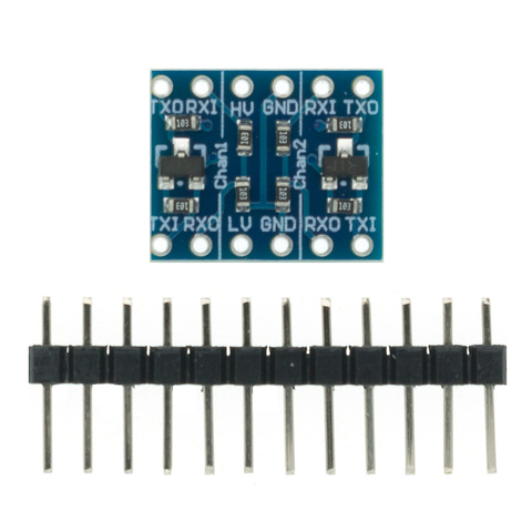 Placa de pruebas Compatible D41 10 Uds 3,3 V 5V 2 canales Convertidor de Nivel lógico TTL bidireccional ► Foto 1/1