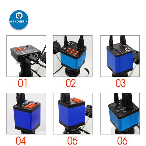 Cámara de microscopio 2K Hdmi C, montaje 1080P, 14MP, 16MP, 38MP, USB, industrial, cámara de vídeo Digital para reparación de soldadura de Chip PCB de teléfono ► Foto 1/6